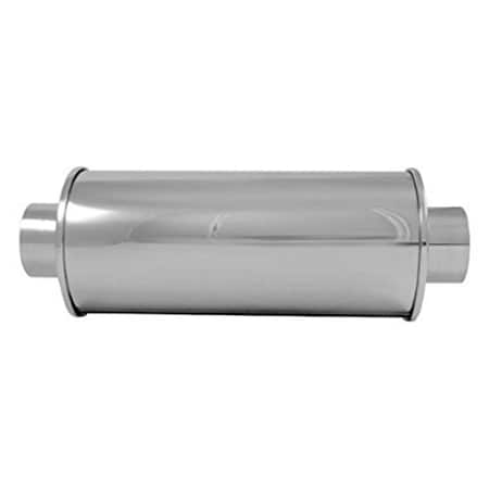 Vibrant 1139 4 in. Street Power Round Exhaust Muffler V32-1139